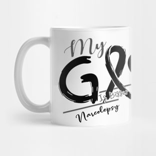 Narcolepsy Awareness My God Is Stronger - In This Family No One Fights Alone Mug